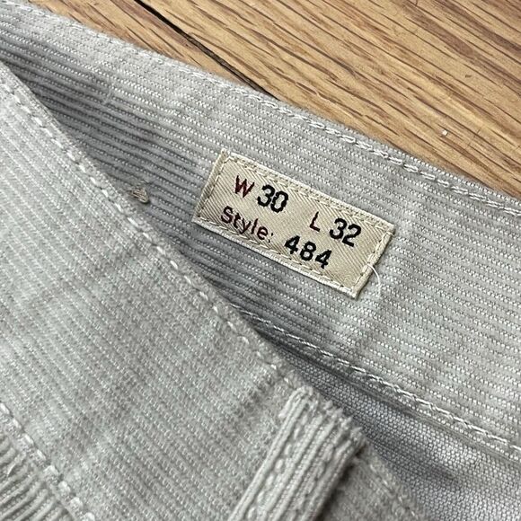 J.CREW 484 Slim-fit Pant in Corduroy Pants 30x32 Natural Stone NEW Casual Basic - Picture 6 of 13